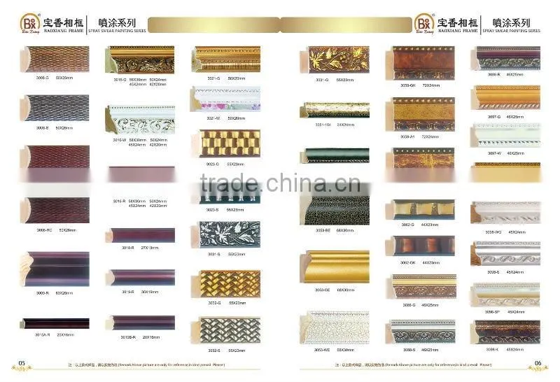 photo frame oil painting frame moulding wooden list for Arab frames