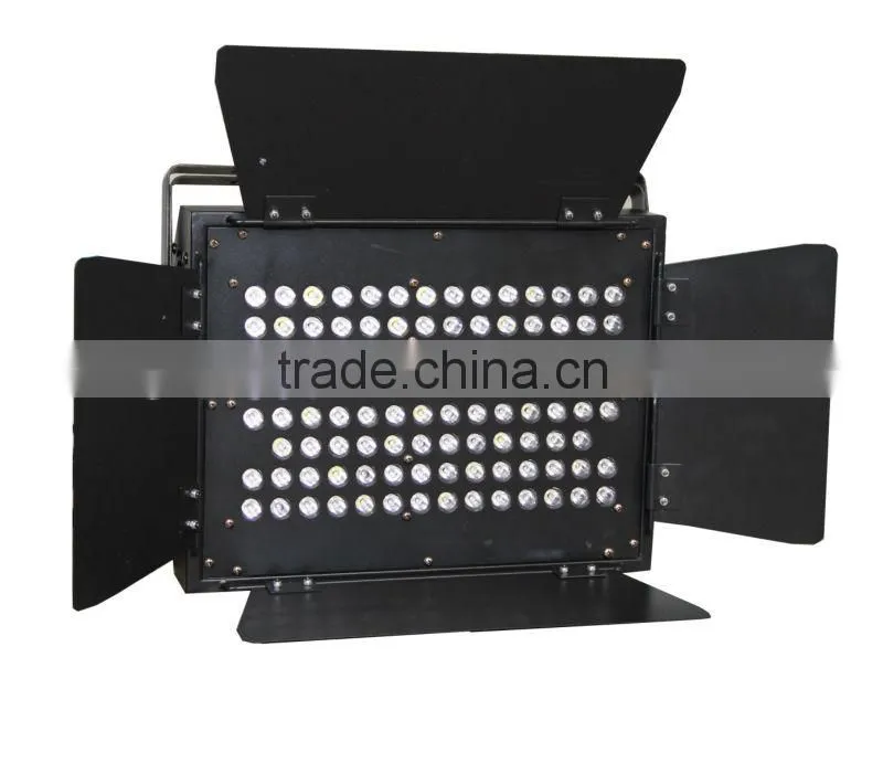 New 108 x 3w RGBW DMX Led par light with barndoor