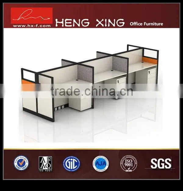 High quality newest wood office desk partition