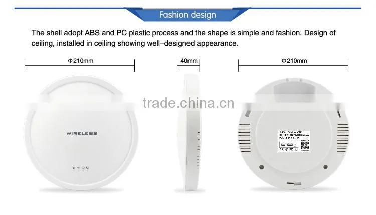 wireless router wireless bridge long range wireless access point 2.4G 300M ceiling AP