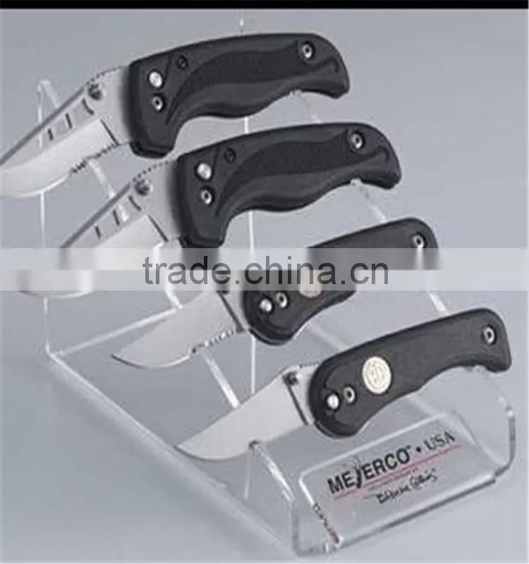 modern design great durability acrylic knife holder