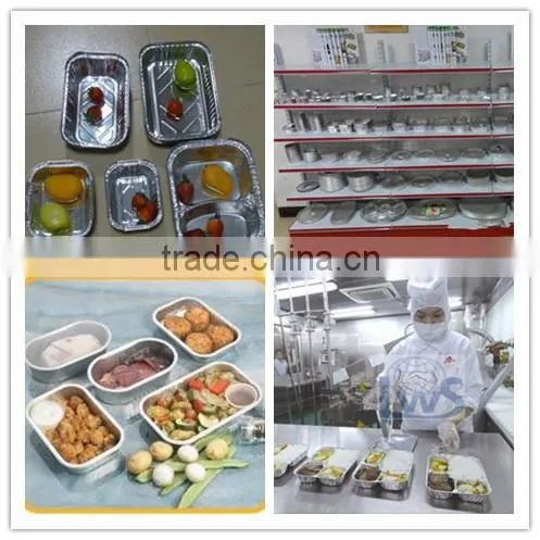 Mini Single Takeaway aluminum foil contain with lid