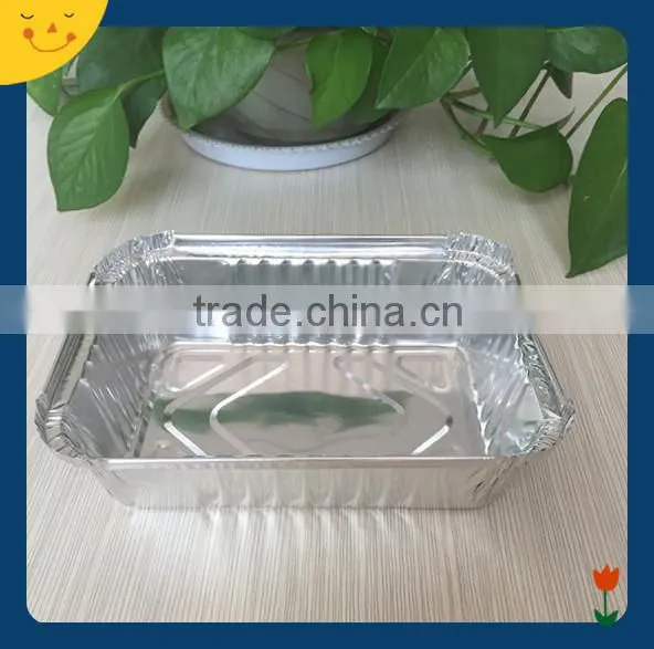 Small rectangle aluminium foil food container price