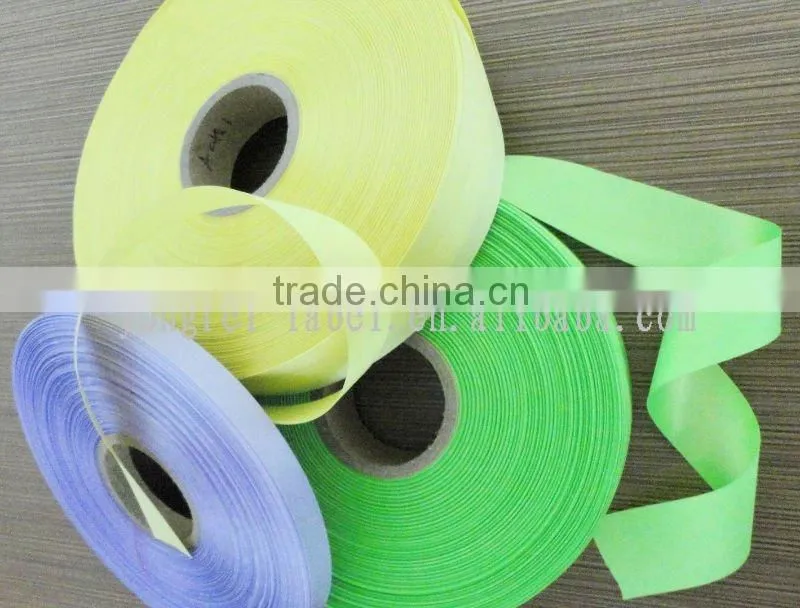 Hot sale single face polyester Color satin ribbon