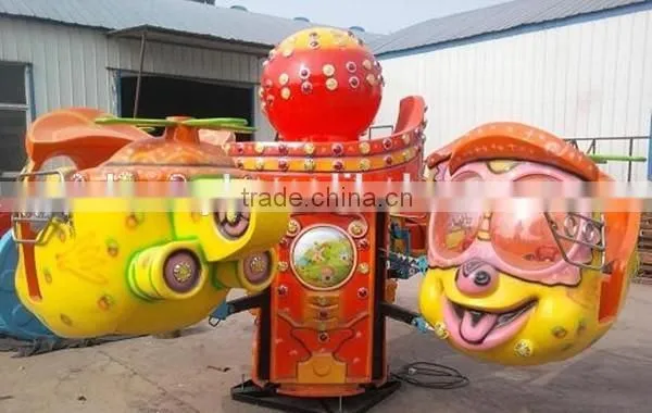 new hot Shopping mall outdoor game rides rotating big eye plane amusement rides for kids