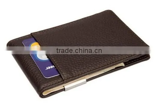 2016 credit card organizer rfid card wallet black leather for men