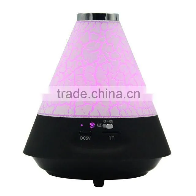 Hot sales! Bluetooth Wireless Speakers With Colorful LED Light Lamp with radio function, handsfree, support TF card