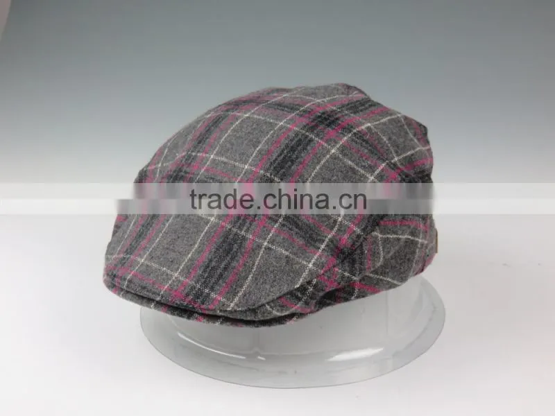 unisex women&men all year round winter warm duckbill ivy flat cap hats