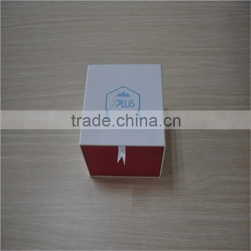 Red paper watch gift box with pillow for sale