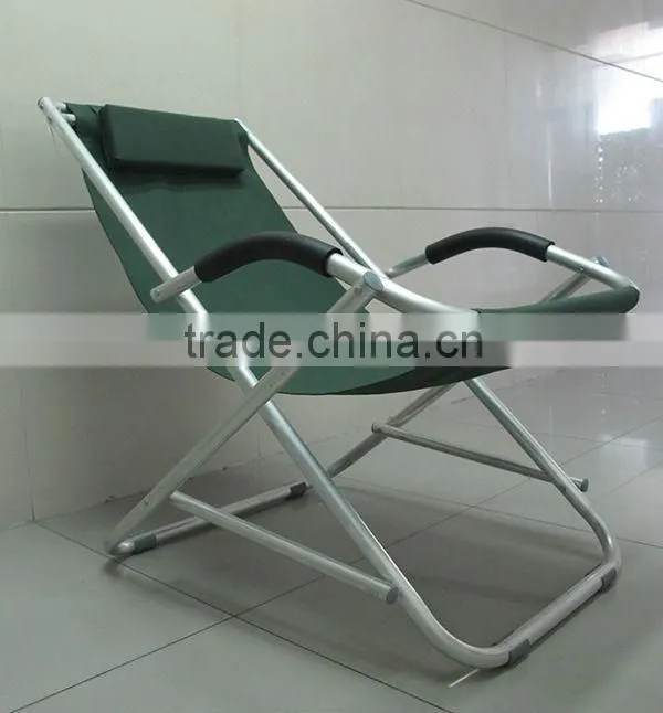 Aluminum frame folding beach chair