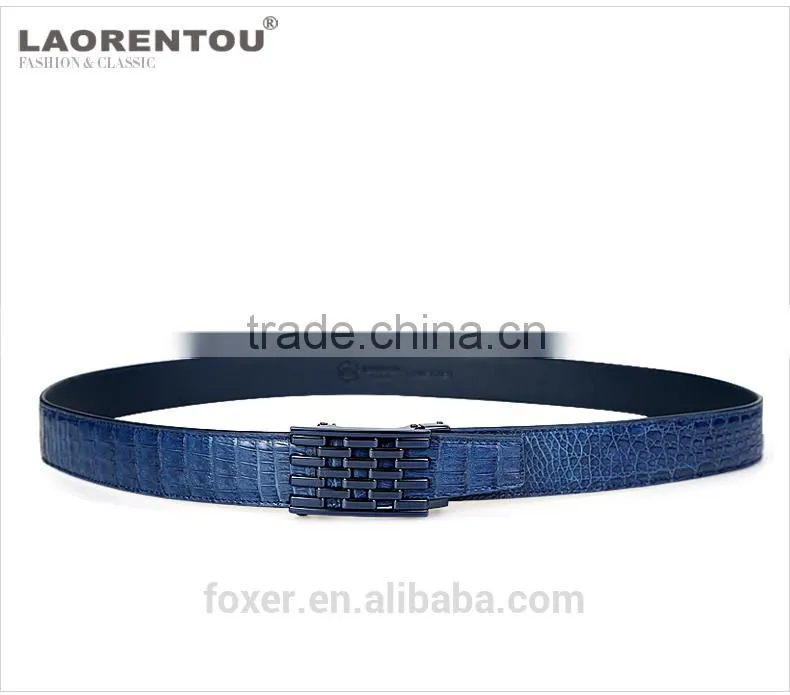 handmade leather belt,fashion leather belt,high quality crocodile belt
