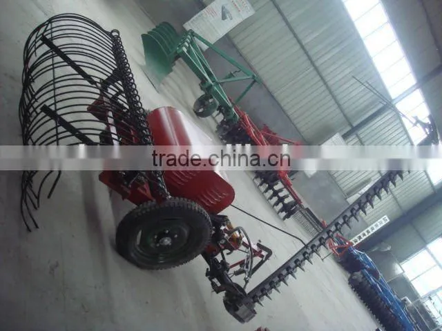 cutting and raking machine