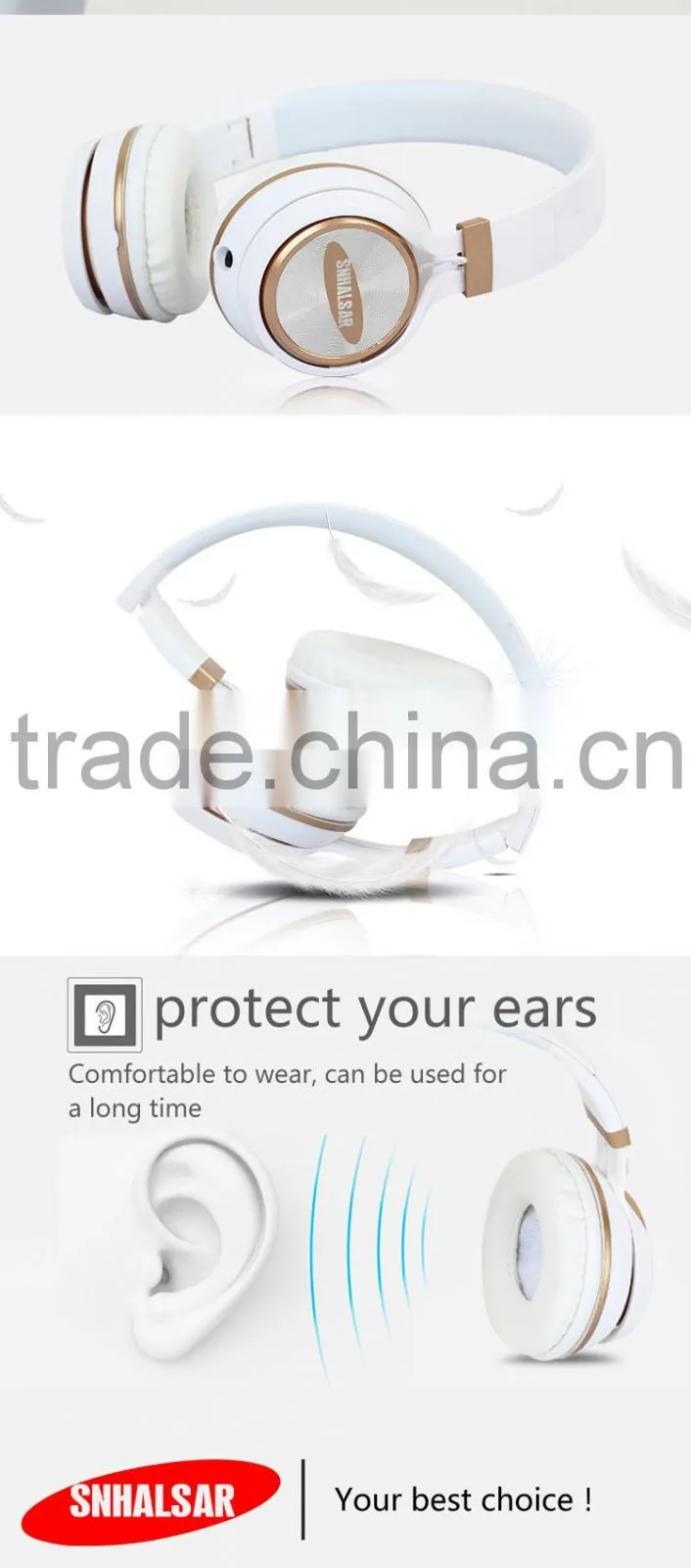 2016 AD-268 value for money bass headphones cable winder headset