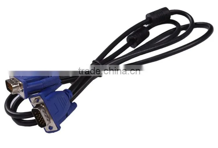 good quality 3+5 VGA cable full copper male to male for television/computer