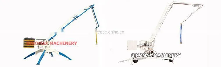 TOP! 13m 15m 17m 18m Mobile Hydraulic Spider Boom with Wheels/Concrete Distributor