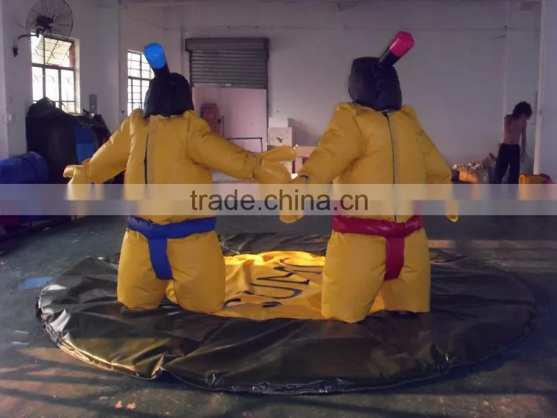 Adult sumo wrestling suits for sale/foam padded sumo suits