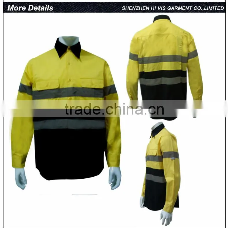 100%cotton safety workwear shirt