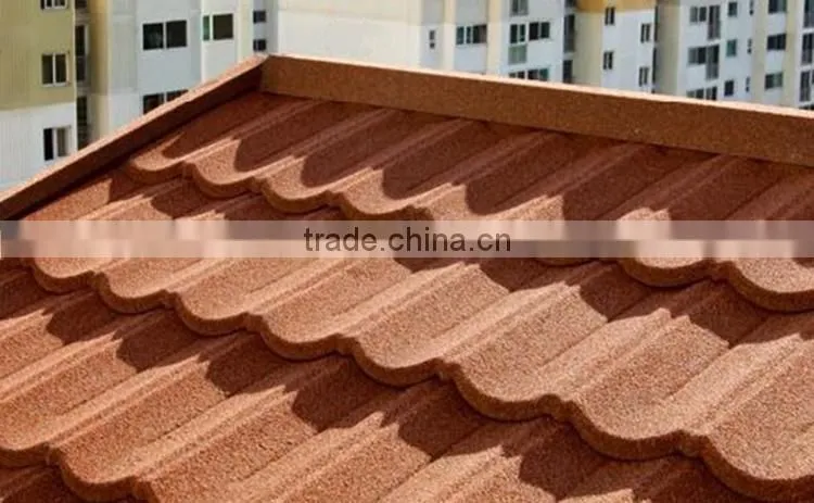 Colorful classic metal roofing sheet,stone coated steel roof tiles with high quality
