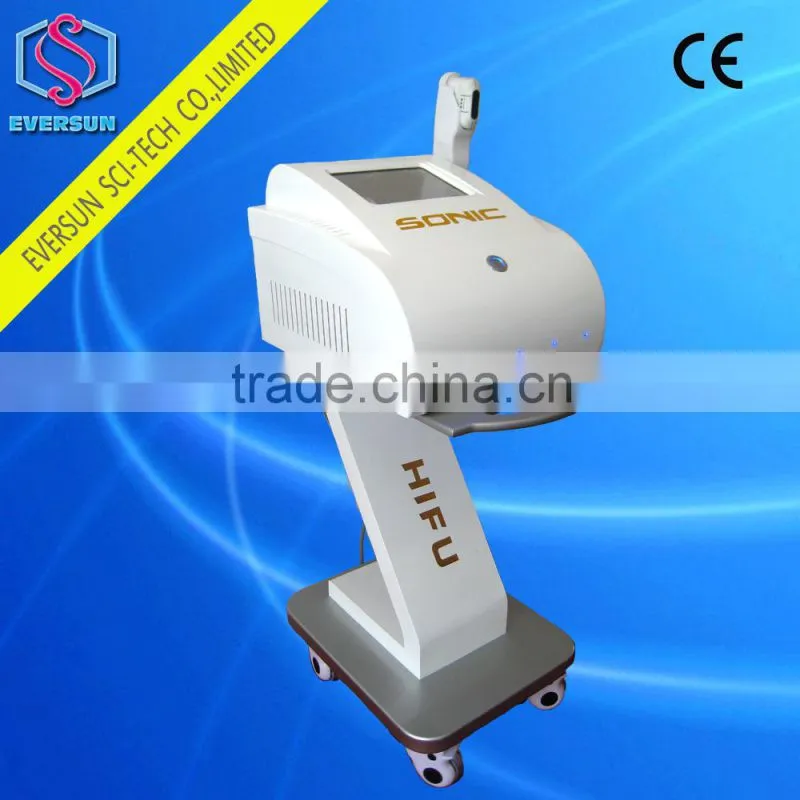 Portable High intensed Focused HIFU Ultrasonic anti-aging beauty machine USA quality HIFU slim last longer HIFU free side effect