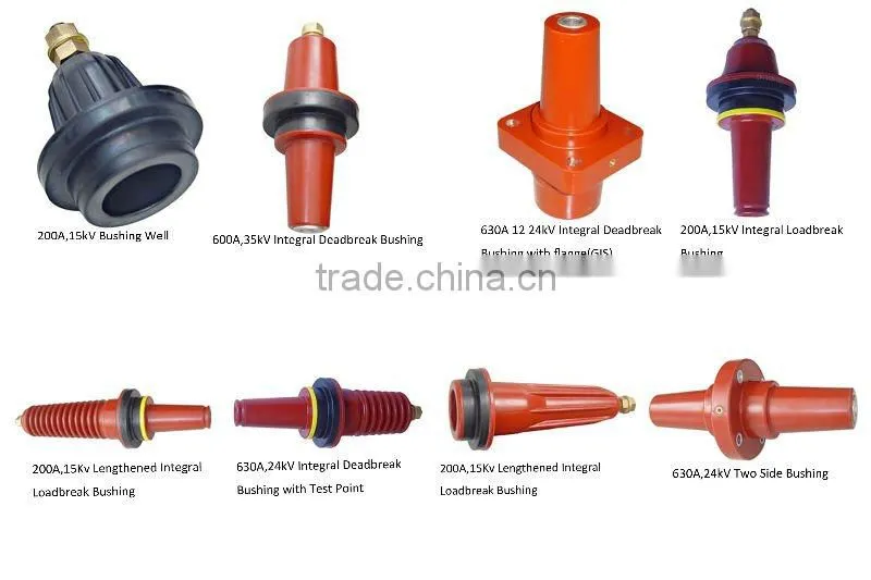 Apparatus Bushing designed for sidewall mounting in transformers, switches and other apparatus