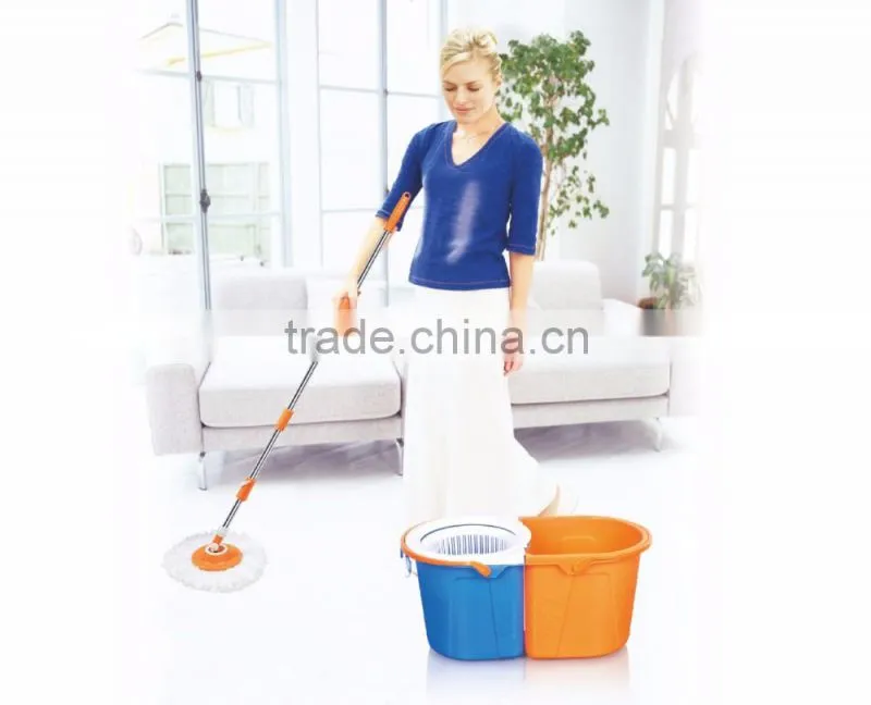 360 Easy Magic Floor Cleaning Folding Spin Mop Bucket