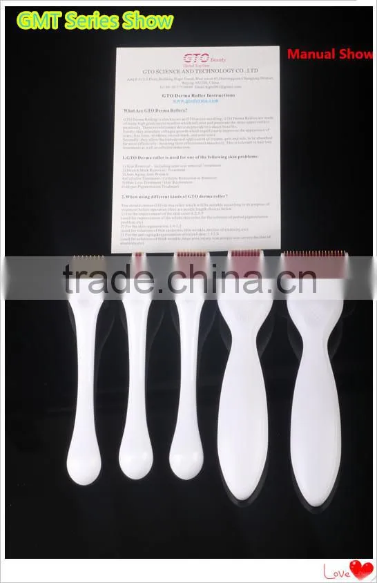 GTO 200 needles skin roller derma roller for face messager