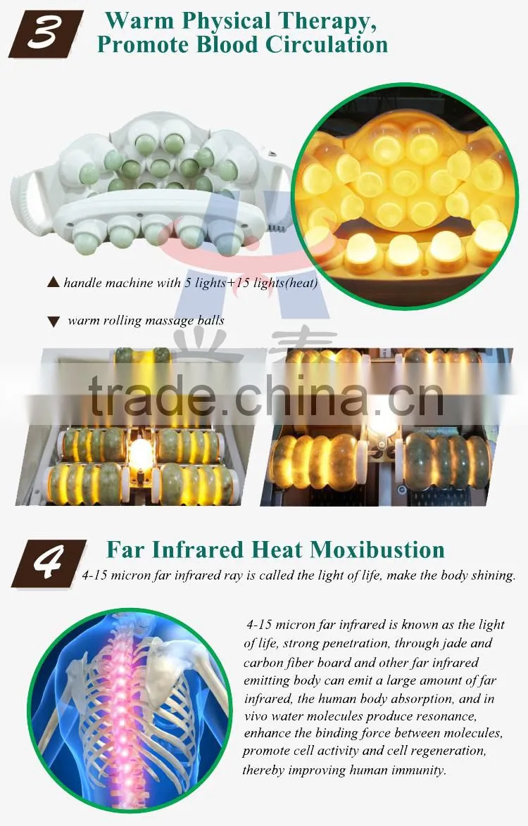 XT-168-1D MP3 Music Medical Automatic Infrared Therapy Heating Portable Thai Roller Hot Stone Electric Thermal Jade Massage Bed