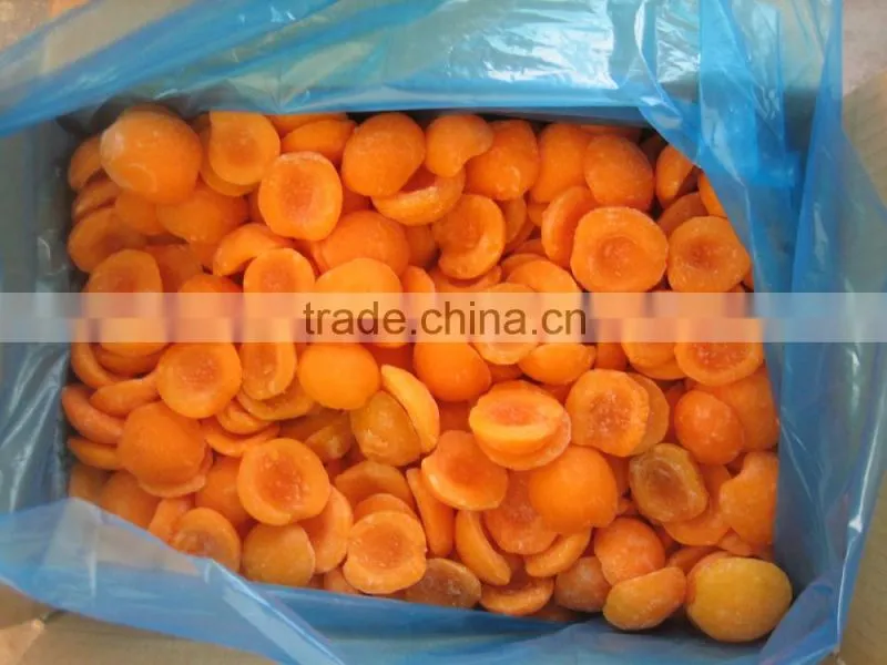 IQF APPRICOT HALVES,PEELED AND BLANCHED