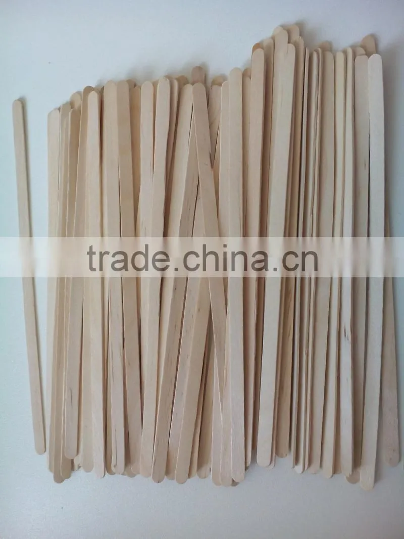 190mm Disposable Wooden Coffee Stirrers