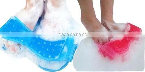 Healthy Foot Washer Jelly Clear Pink and Blue Made in Japan Foot Care Product