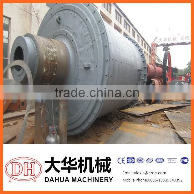 CE approved popular ball mill dahua /ceramic ball mill with rubber liner/ceramic liner from good China supplier
