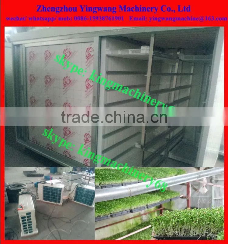 animal fodder green seedling growing machine