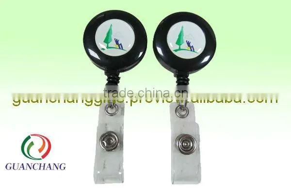 crystal ID Badge Reel,rhinestone yoyo clip