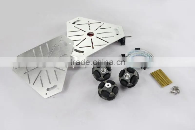3WD 48mm Omni Wheel Robot Platform Chassis 15001S