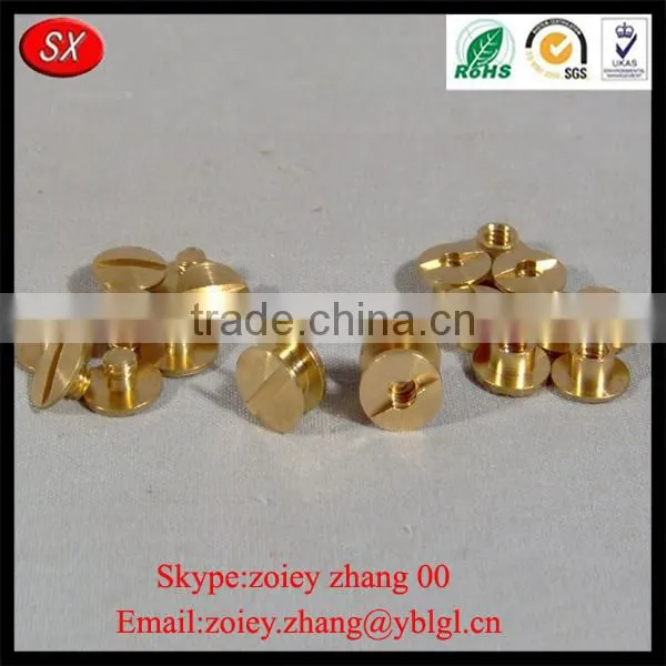 OEM ODM Accepted Chinese Supplier Custom Made Precision Brass Hollow Screw