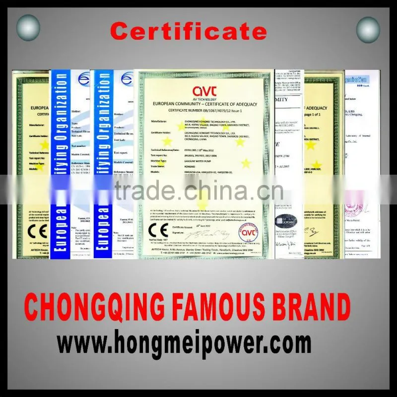 6.5Kw/Kva 190FD/16Hp Portable Key Start Gasolina Generador Set