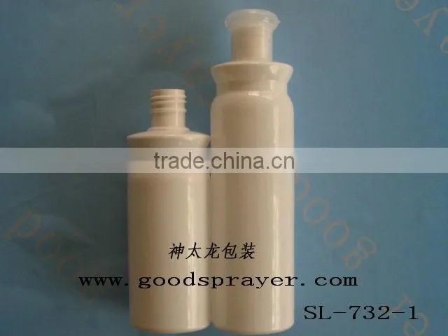 250ml white pet plastic bottle