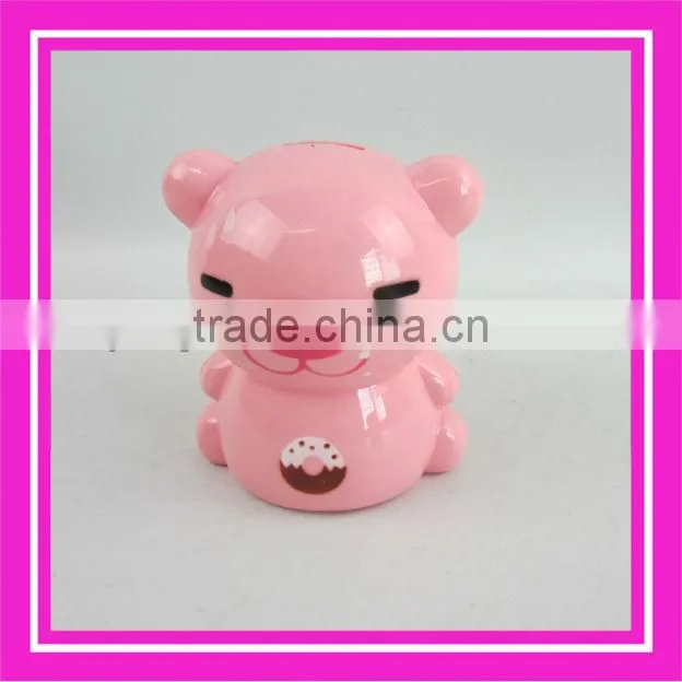 children's coin bank/money saving bank/plastic piggy bank