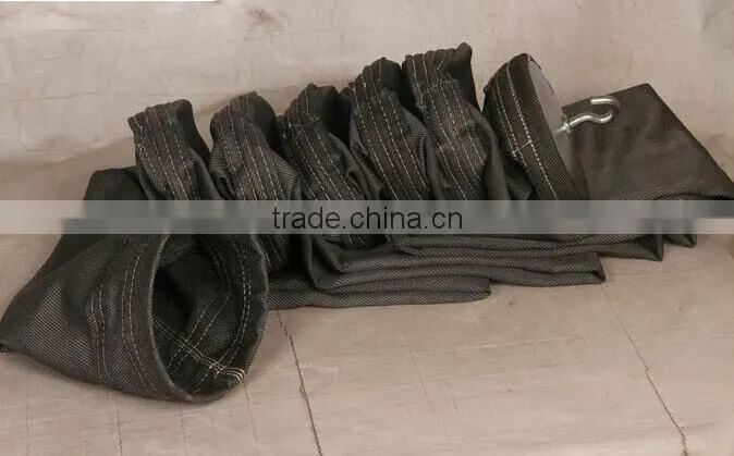 E-glass 780gsm Teflon Coated black textured Fiberglass woven filter Cloth