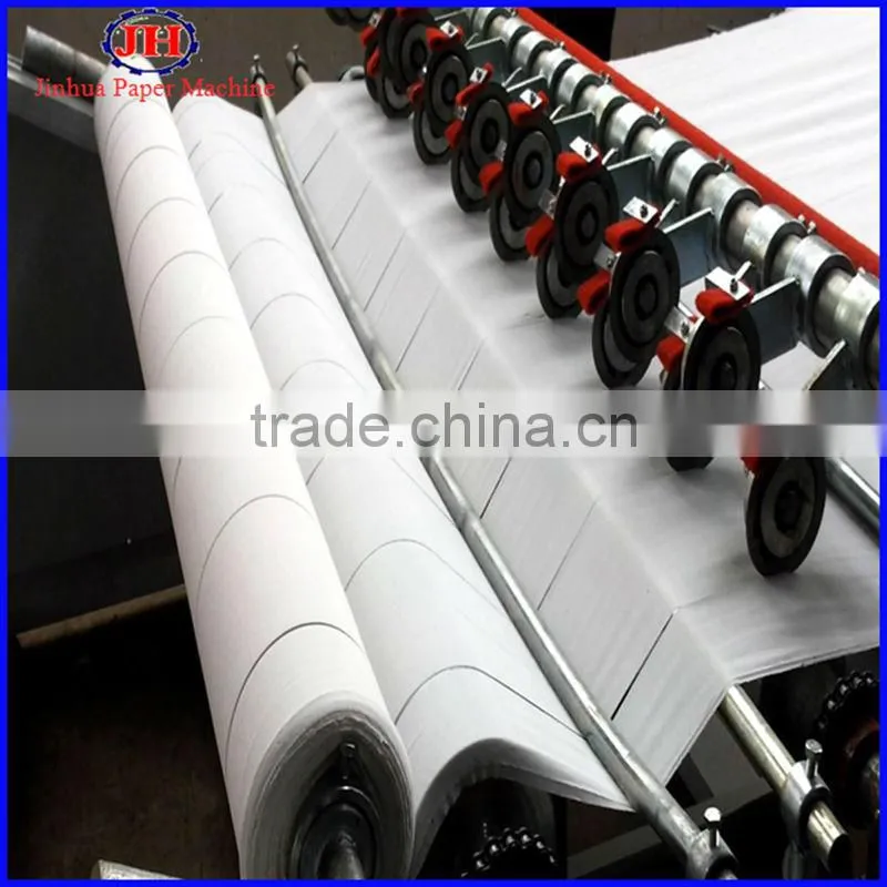 Toilet roll cutting machine, napkin paper slitting machine