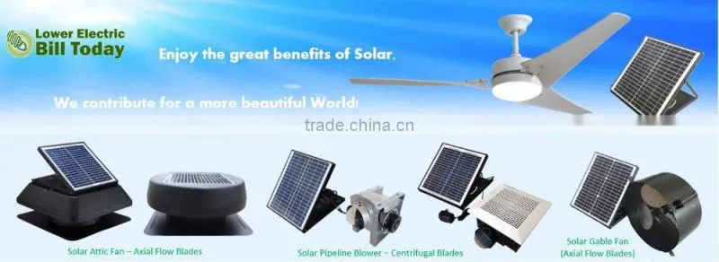 vent goods Hot Sell 12v Solar Ceiling Fan include (LED light), controller, solar bettery system