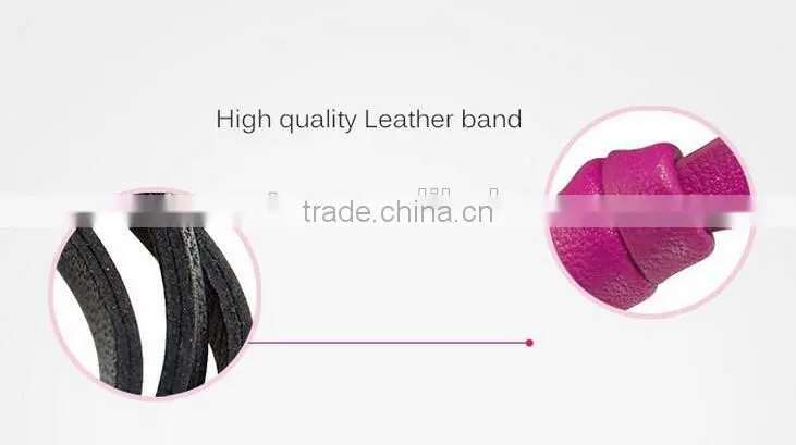 Special couple waterproof bracelet smart leather bracelet watch bluetooth watch monitor watch led light watch for Lifesense