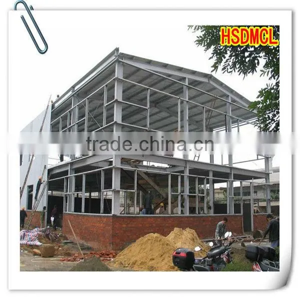 China light frame steel fabrication warehouse and plant