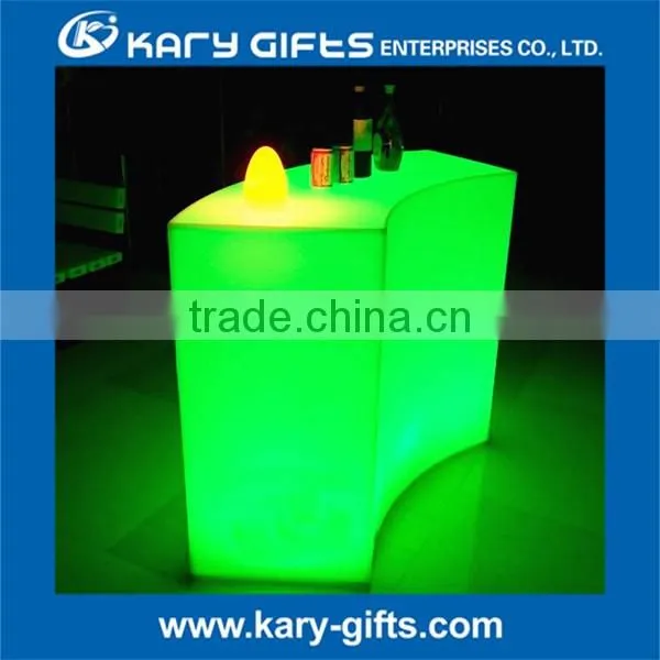 New hot sales Illuminated Lighting Bar Table led buffet table