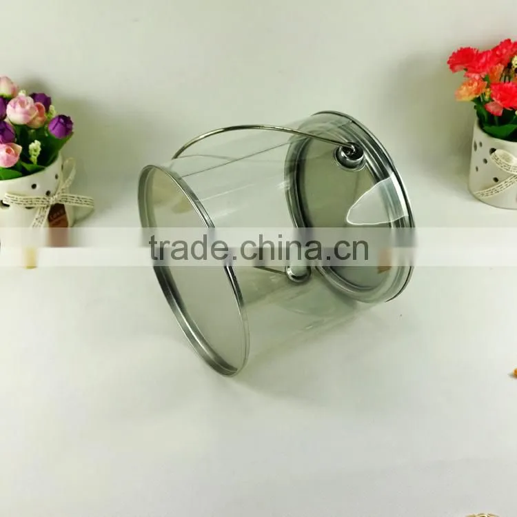 Food popcorn storage tin can