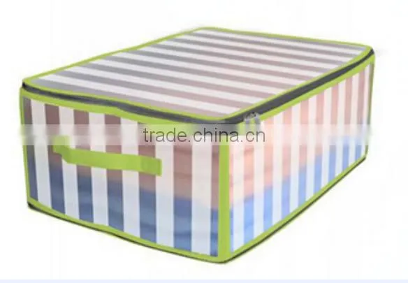 Store More Decorative Stripe Storage Box With Lid