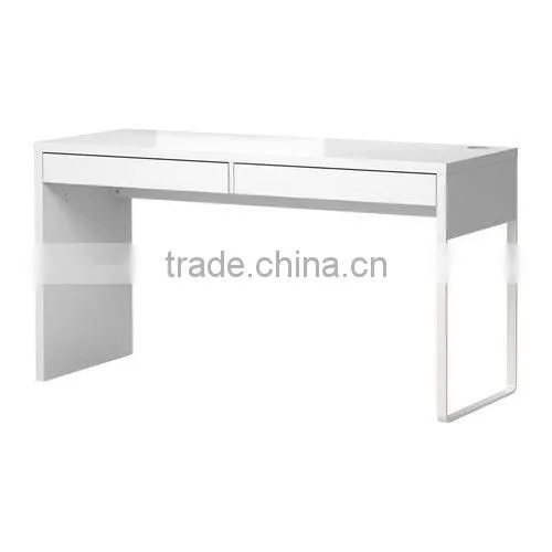 Desk with 2 Drawers Computer Workstation Table
