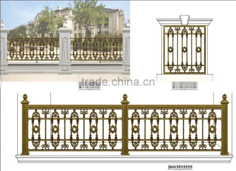 Keenhai OEM Customed House Decorative Modern Iron Window Grill Design