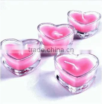 Heart Shaped Glass Candle Holder Wholesale