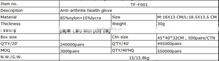 Anti-Arthritis Health Glove/multi-functional gloves/medical gloves